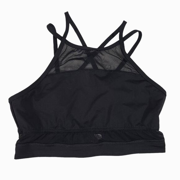 PINK Victoria's Secret Other - PINK Victoria's Secret Sport Bralette Cross Strap Mesh Back Close Black Large
